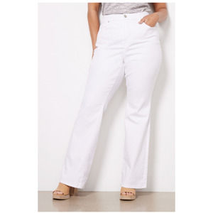 Good American White Boot Cut Jeans NWOT